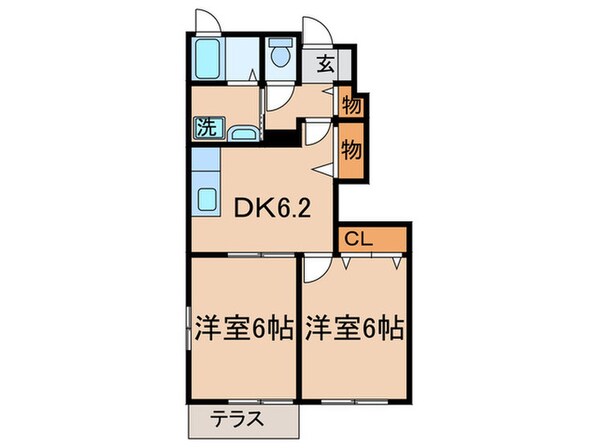 デスパシオⅢの物件間取画像